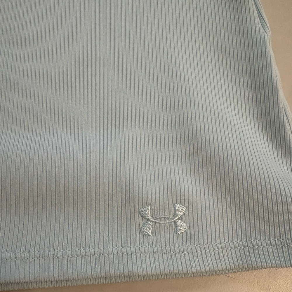 Under Armour Heat Gear Sky Blue Tank Top - Picture 4 of 5